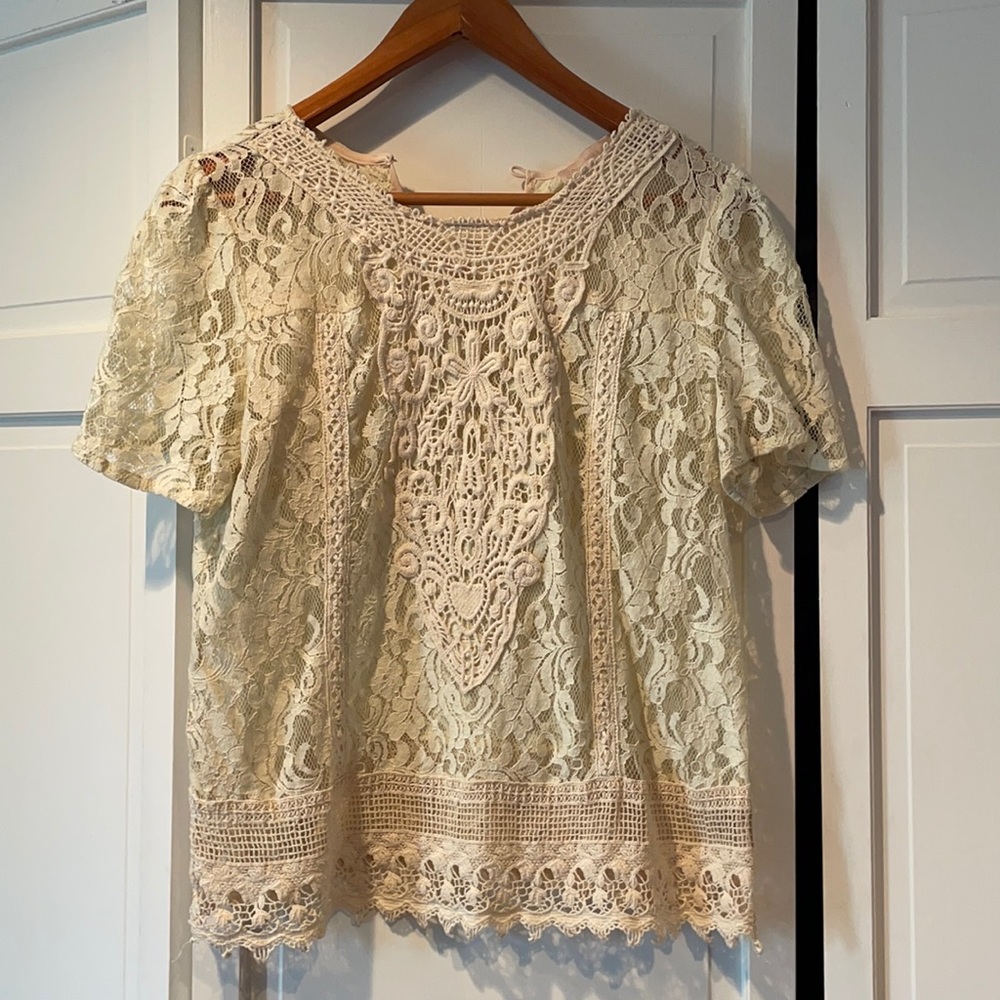Anthropologie Lace Blouse